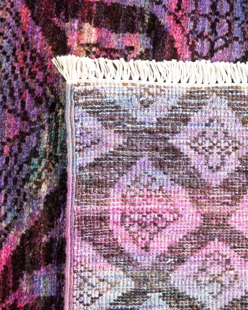 Vibrance, One-of-a-Kind Hand-Knotted Area Rug Pink, 5'1x8'0