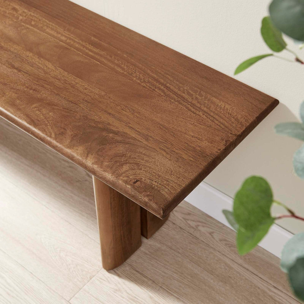 MODWAY Amistad 58" Wood Bench