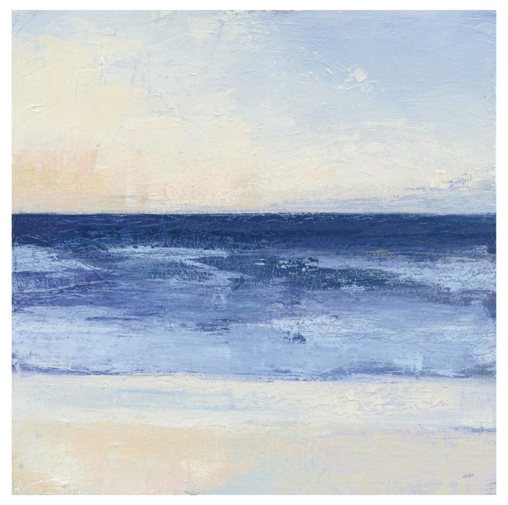 "True Blue Ocean II" Digital Paper Print by Julia Purinton, 42"x42"