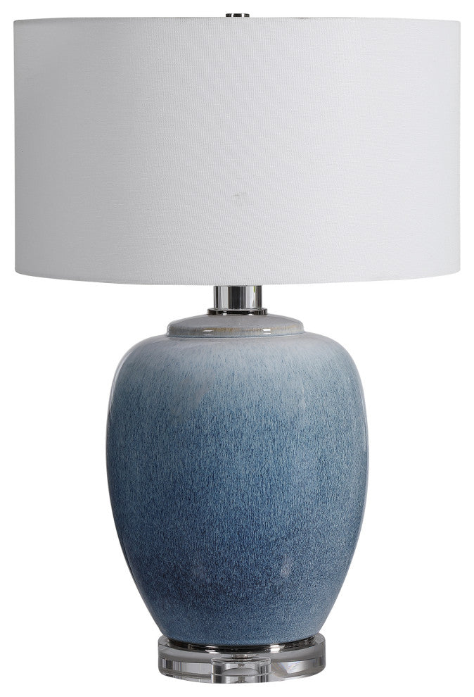 Uttermost Blue Waters Ceramic Table Lamp
