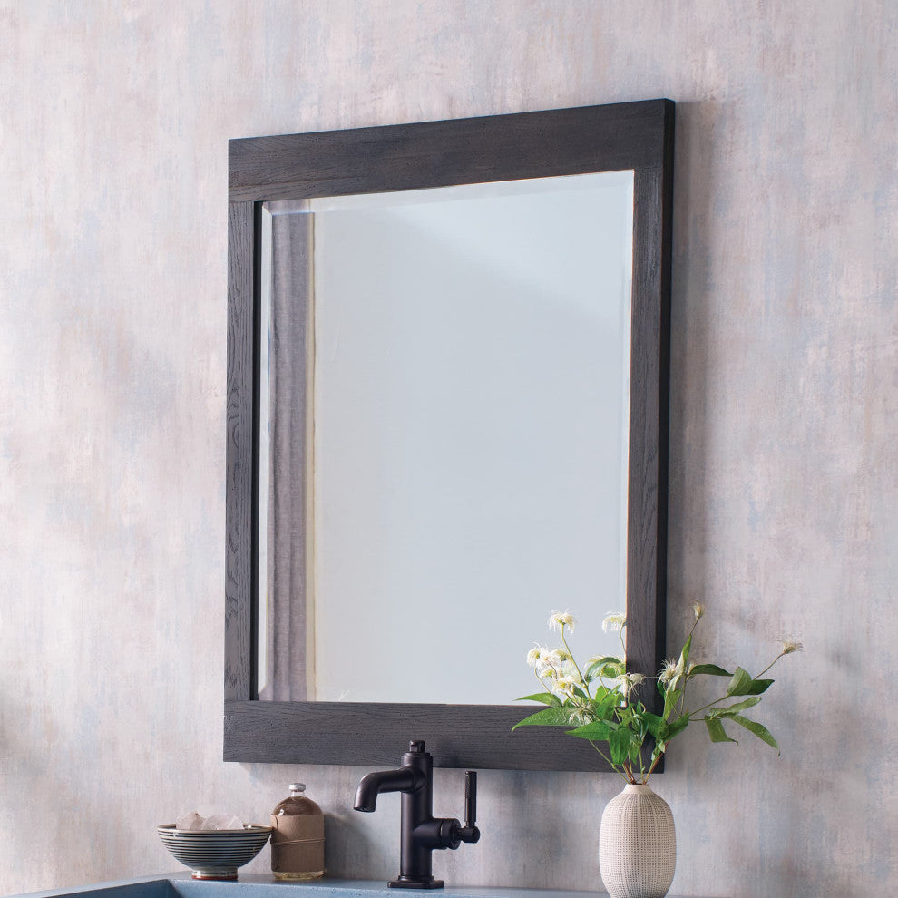 Winemaker Mirror, Charred Oak, Small