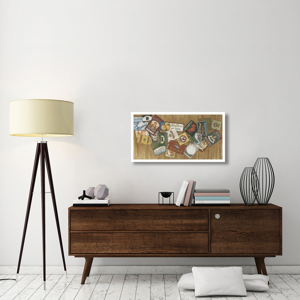 "Vintage Signs" Digital Paper Print by David Carter Brown, 38"x20"