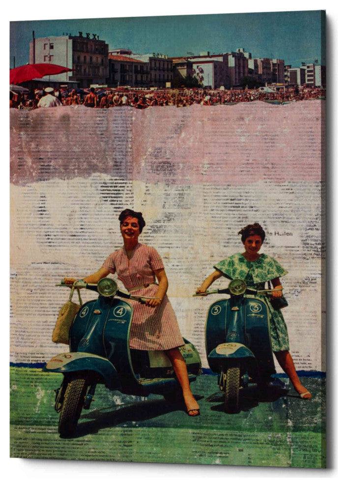 Epic Graffiti ''THE SWEET PAST'' by DB Waterman, Giclee Canvas Wall Art, 18"x26"