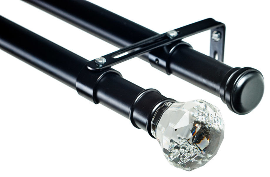 Digital Double Rod in Black, 48''