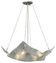 26W Metro Fusion Lunar Crinkle Inverted Pendant