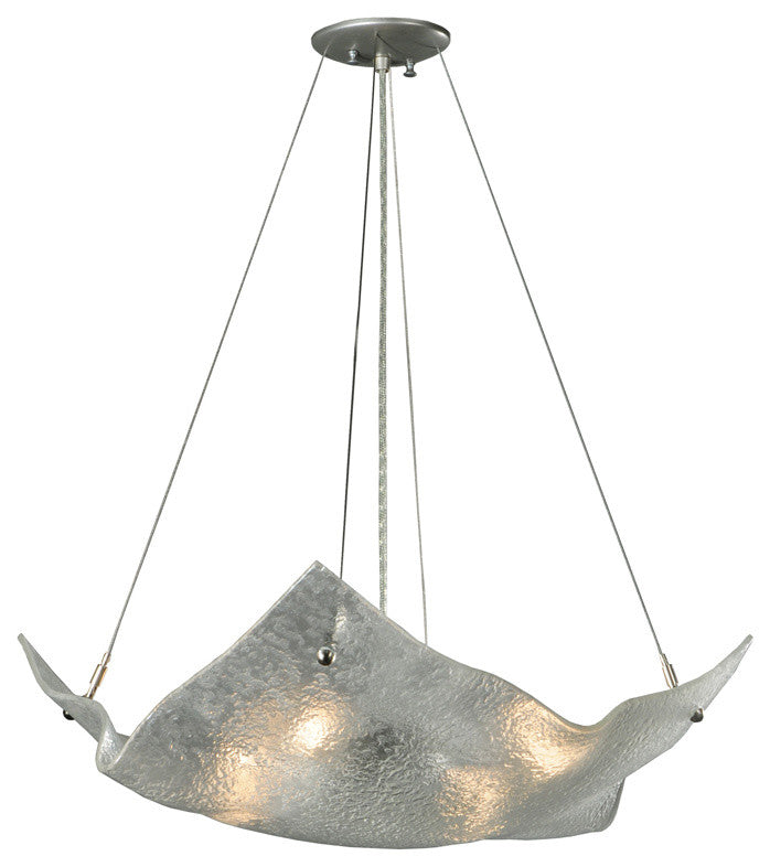26W Metro Fusion Lunar Crinkle Inverted Pendant