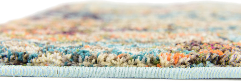Unique Loom Blue Pollock Vita 2' 0 x 6' 7 Runner Rug
