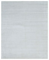 EORC Ivory Handmade Wool and Viscose Urban Rug 8'x10'