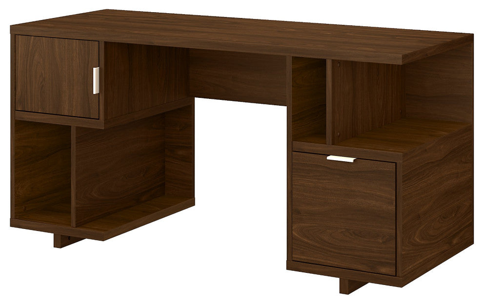 kathy ireland Home by Bush Furniture Madison Avenue Computer Desk with Storage