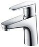 Torino 84" Espresso Modern Double Sink Bathroom Vanity, Faucet FFT3811CH
