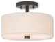 Meridian 2-Light Ceiling Mount, English Bronze