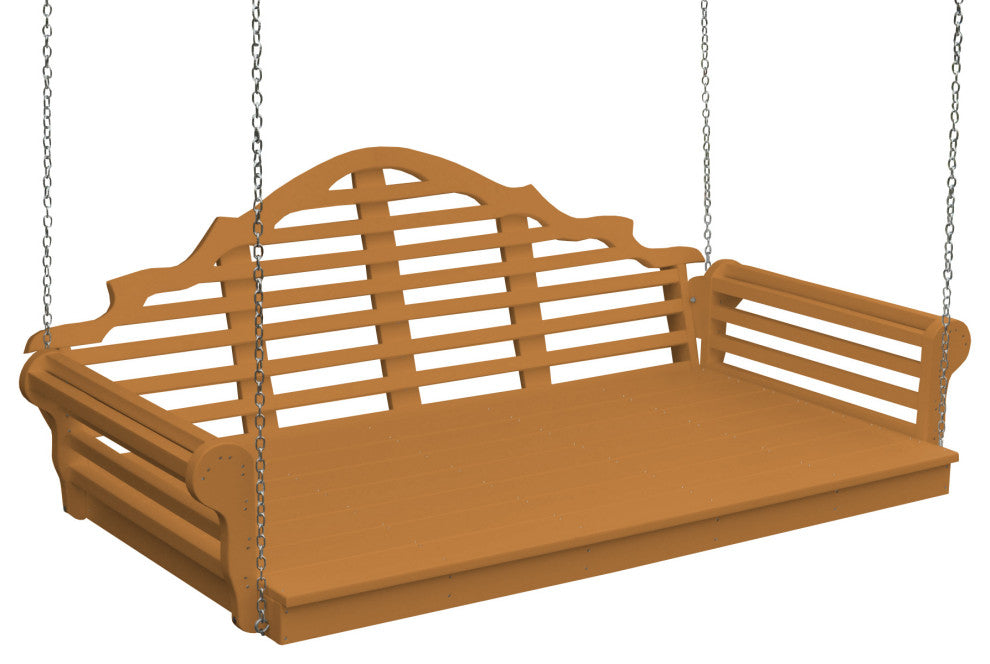 Poly Marlboro Swingbed, Cedar, 5 Foot