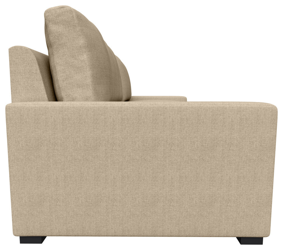 Nativa Interiors Kimpton 79" Sofa, Flax, Depth: Deep Plush