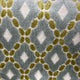 Plutus Velvet Majestic Blue, Citrine, Cream Handmade Luxury Pillow, 20"x26"