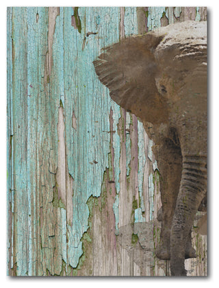 "The Elephant II" Gallery-Wrapped Canvas Wall Art, 16"x20"
