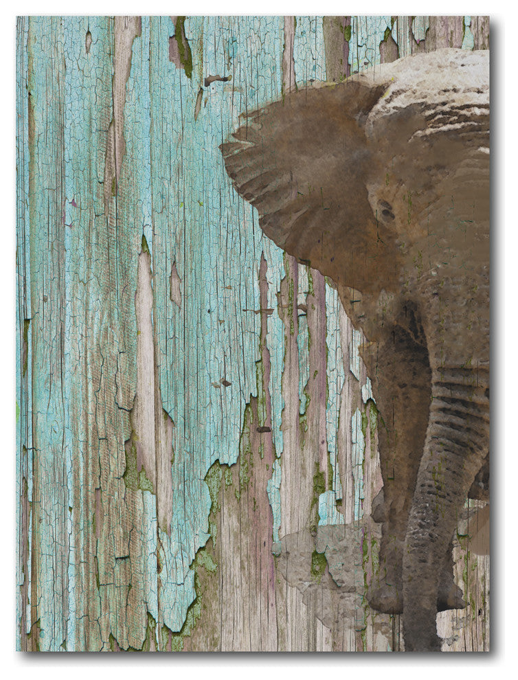 "The Elephant II" Gallery-Wrapped Canvas Wall Art, 16"x20"