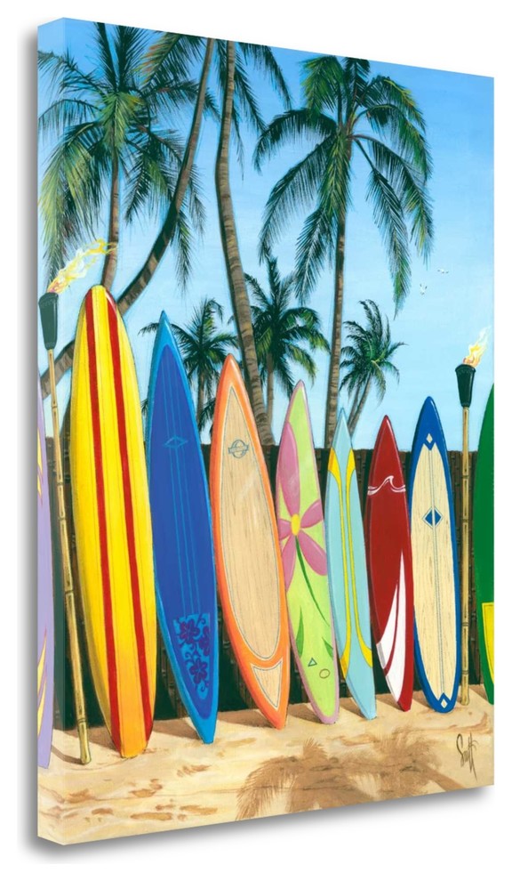 "Bunch Of Boards" By Scott Westmoreland, Giclee Print on Gallery Wrap Canvas