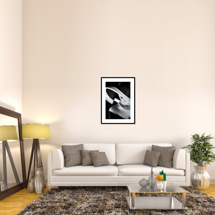 "La Femme Au Chapeau" Framed Digital Print by Ruslan Bolgov (Axe), 28"x38"