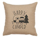 Image Pillow 16x16 Happy Camper Linen Natural