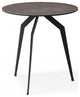 HomeRoots 20" X 20" X 20" Black Ceramic Iron Side Table