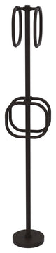 Towel Stand with 4 Integrated Towel Rings, Oil Rubbed Bronze