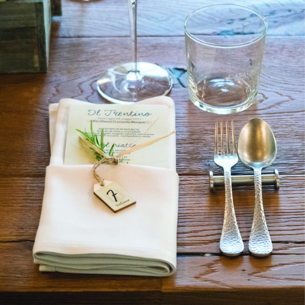 Epoque Flatware Set, Pewter Champagne, 20 Pcs.