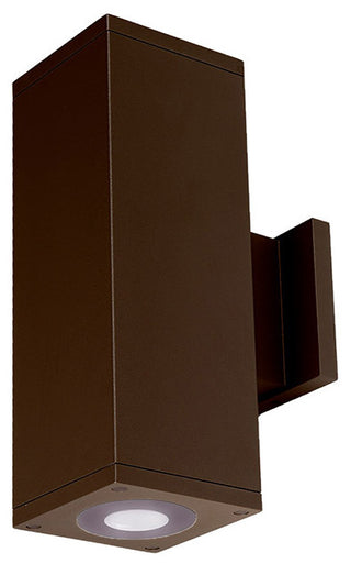 Cube Architectural 5" Ultra Narrow LED Up and Down Wall-Light 4000K, Bronze
