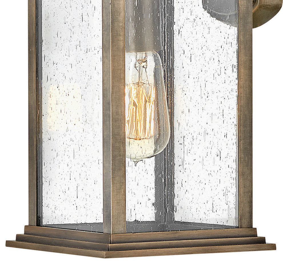 Hinkley Grant Medium Wall Mount Lantern, Burnished Bronze