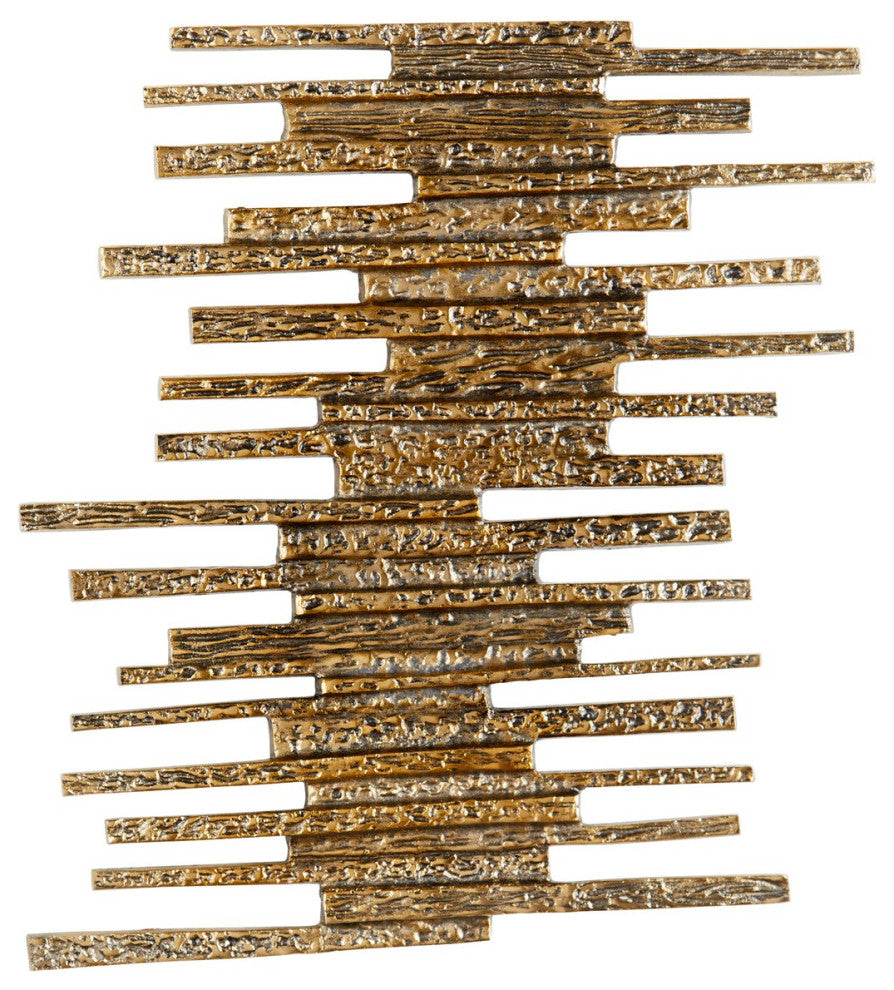 Cyan Medium Ledger Wall Decor 11311, Antique Brass
