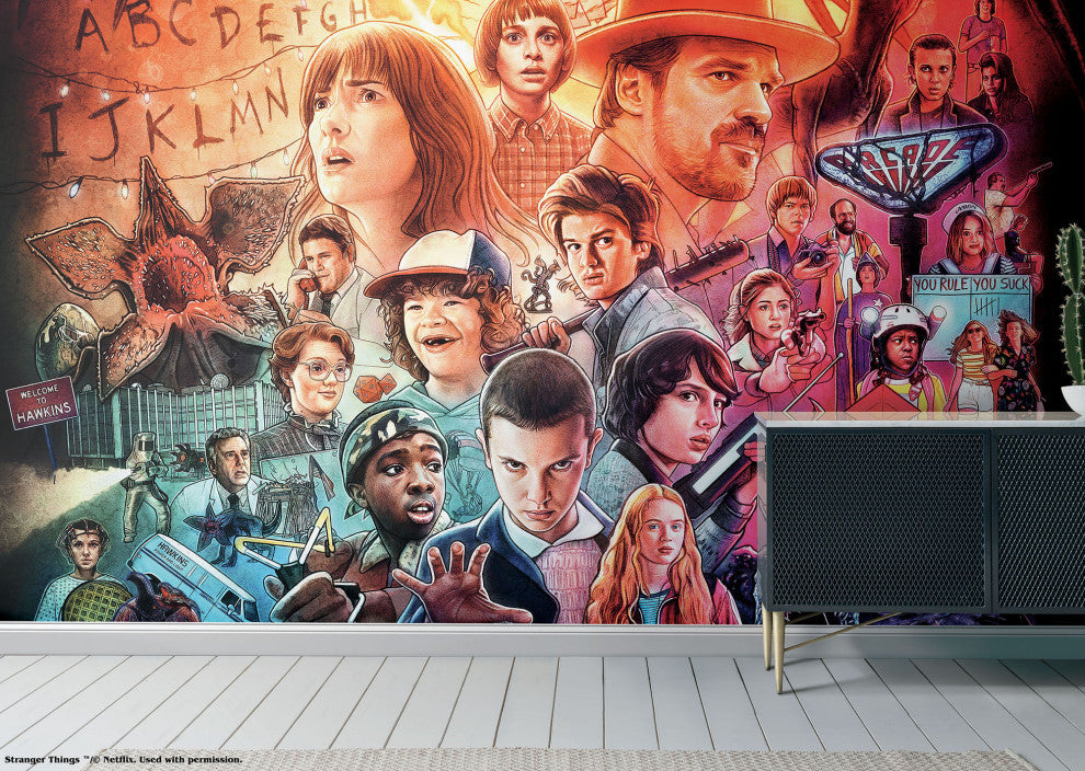 Netflix Stranger Things Mural