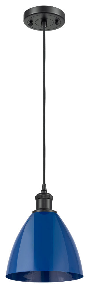 Innovations 516-1P-BK-MBD-75-BL 1-Light Mini Pendant, Matte Black