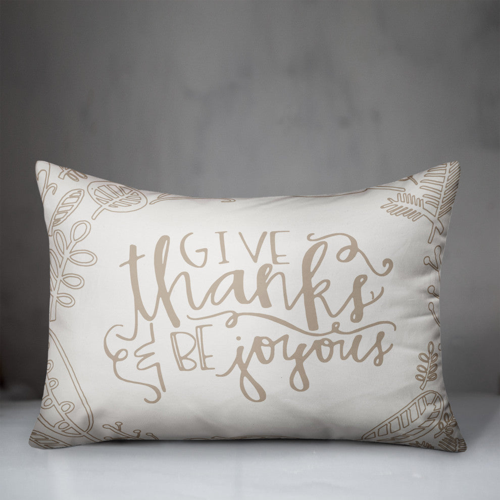 Hello Fall Leaf 14x20 Spun Poly Pillow