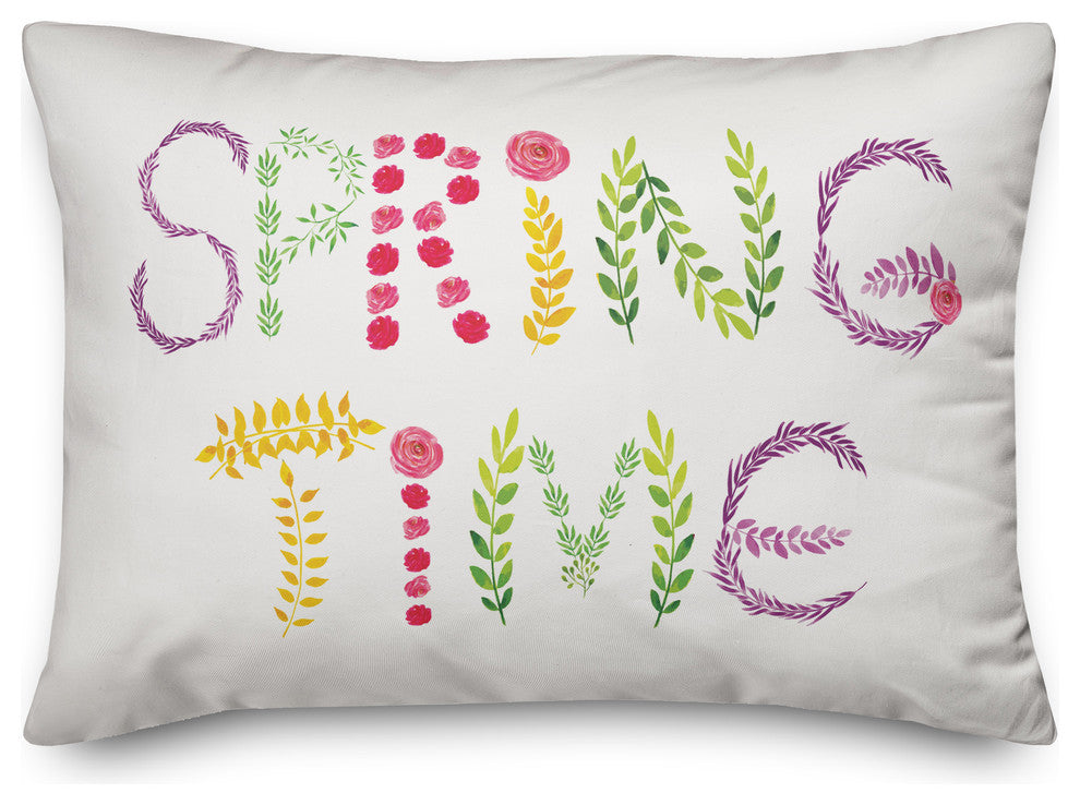 Spring Time 14x20 Lumbar Pillow
