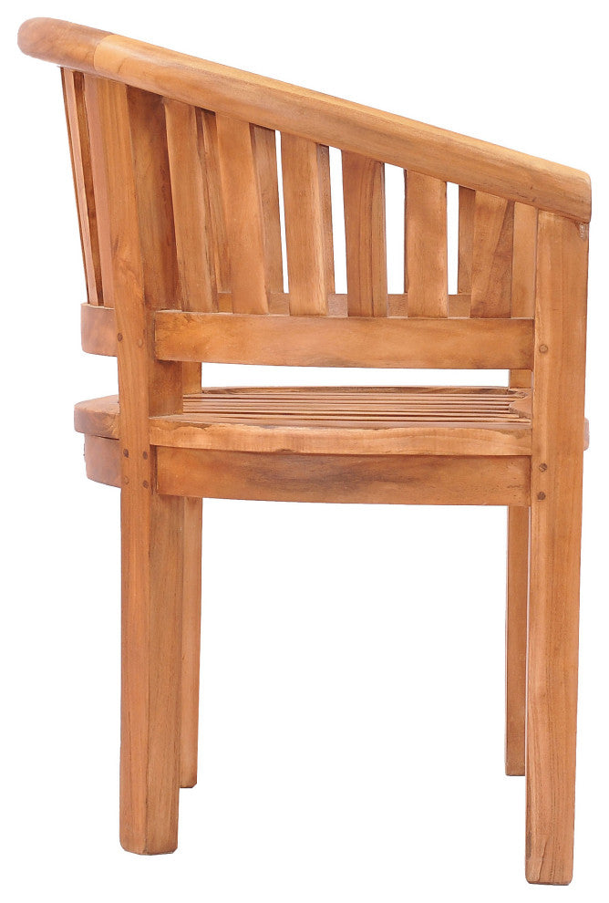 Teak Wood Peanut Indoor/Outdoor Chair made from Solid A-Grade Teak Wood