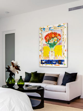 "The Art Critic" Print on Canvas by Wayne Ensrud
