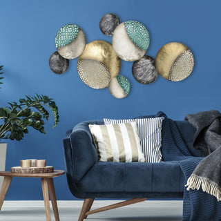 Modernist Abstract Floating Circles Wall Decor