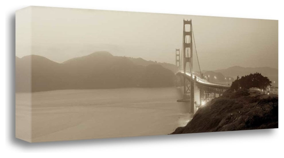 "Bridge Illuminated" By Alan Blaustein, Giclee Print on Gallery Wrap Canvas