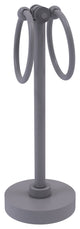 Southbeach Vanity Top 2 Towel Ring Guest Towel Holder, Matte Gray