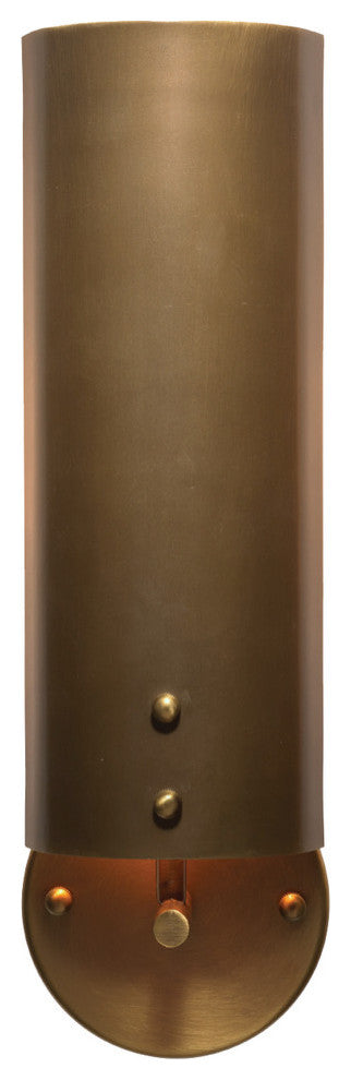 Olympic Wall Sconce, Antique Brass Metal, Antique Brass
