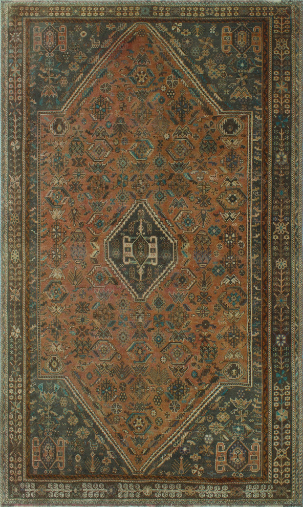 Semi-Antique Sabeir Rust Rug