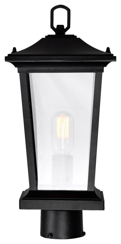 Leawood 1 Light Black Outdoor Lantern Head