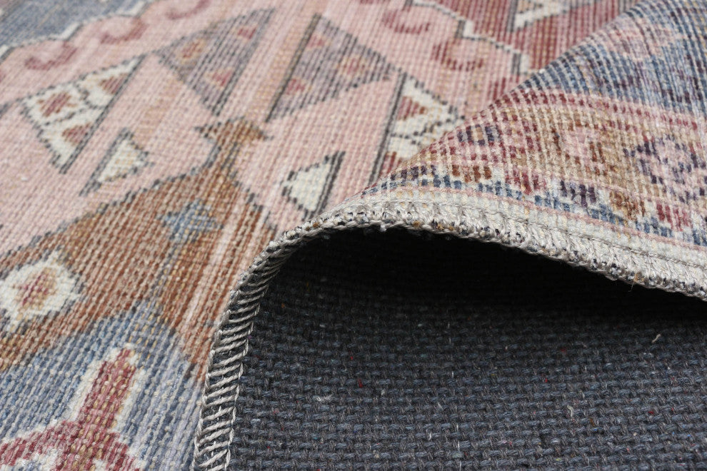 Afshar Vintage Tribal Area Rug, Beige, 7'8"x10'0"