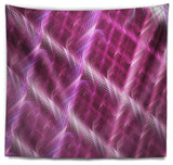 Pink Abstract Metal Grill Abstract Wall Tapestry, 39"x32"