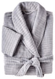 Well Being By Sunham Plush Robe, Grey, Small