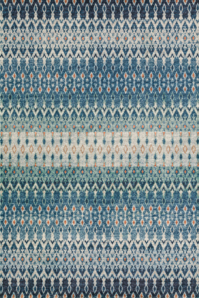 Dalyn Brisbane BR1 Indigo 2'3"x7'6" Runner Rug