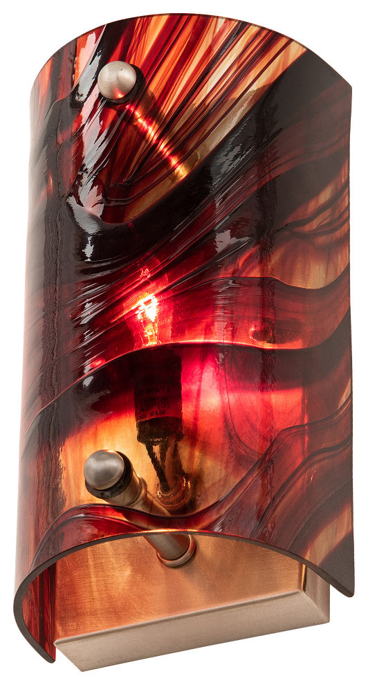 5 Wide Cabernet Swirl Wall Sconce
