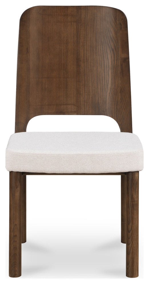 Kerr Dining Chair Walnut-Stained Ash Beige-Set of Two