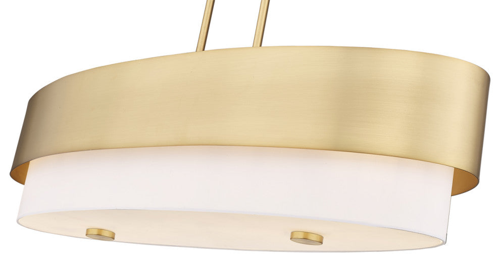 Z-LITE 5-Light Island, Modern Gold