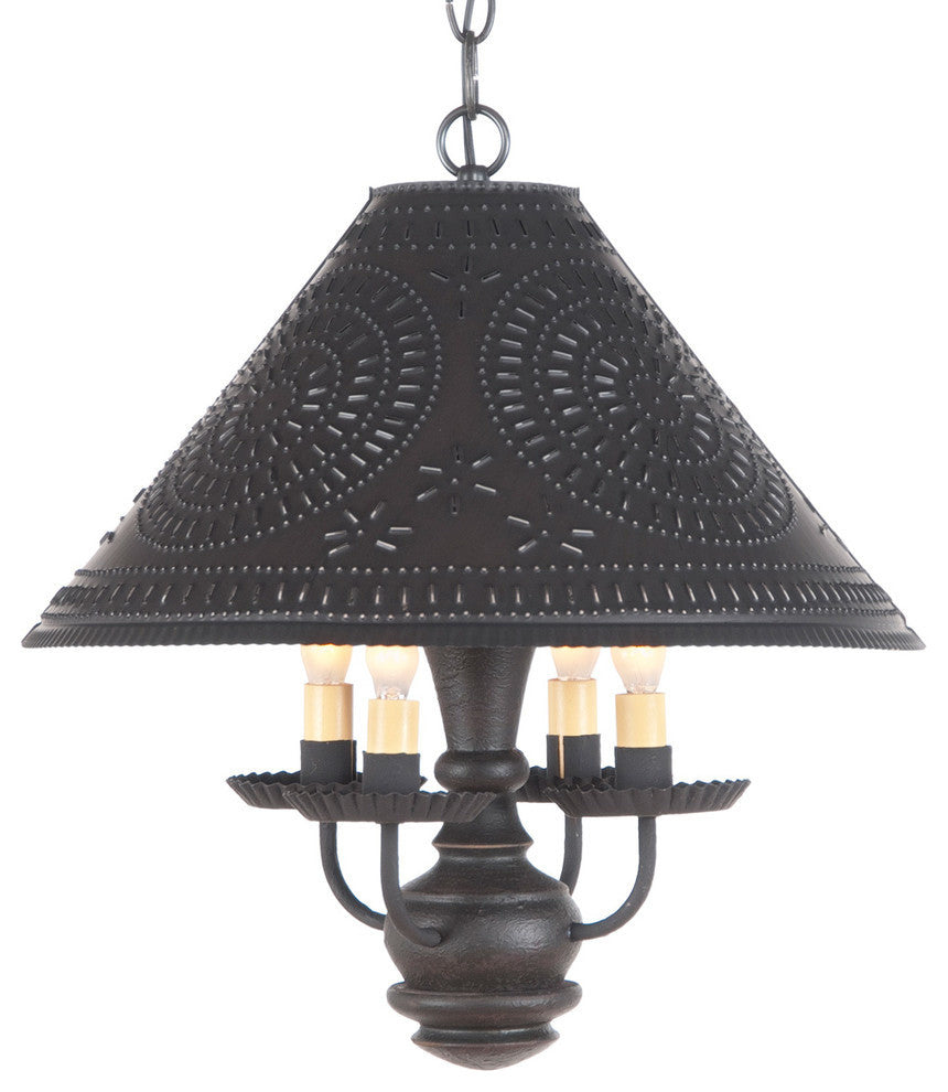 Homespun Shade Light, Black