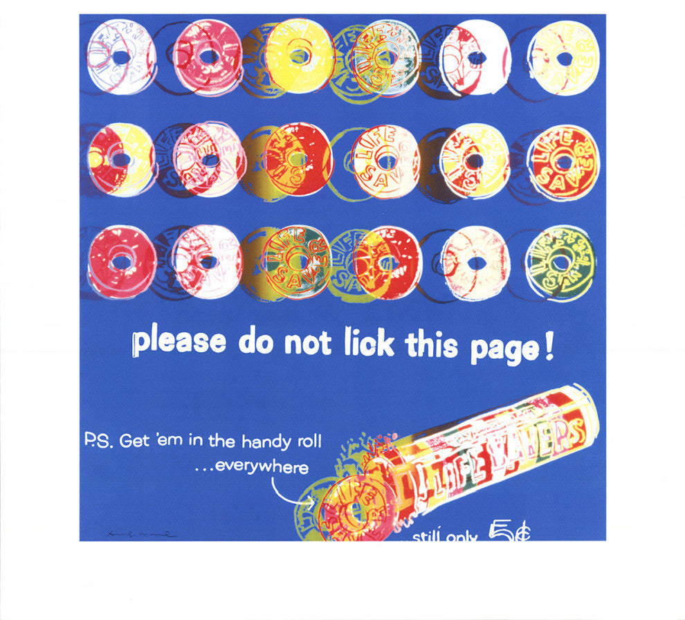 Andy After Warhol - Ads: Life Savers (Blue), 2004
